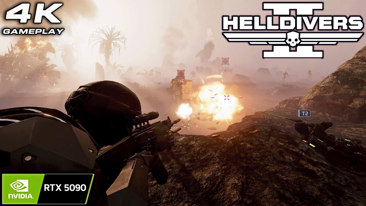 Helldivers 2: 4K Gameplay No Commentary ULTRA Settings | RTX 5090 P1110