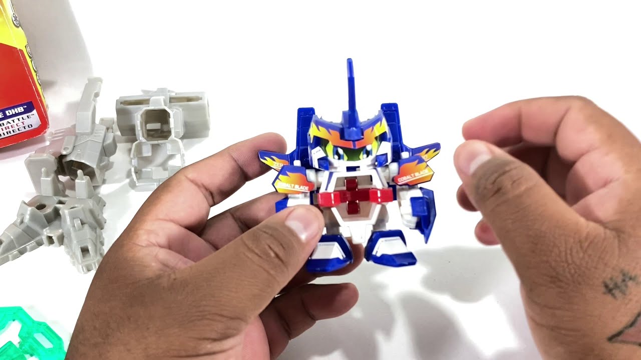 Battle b-daman cobalt blade unboxing y armado en español
