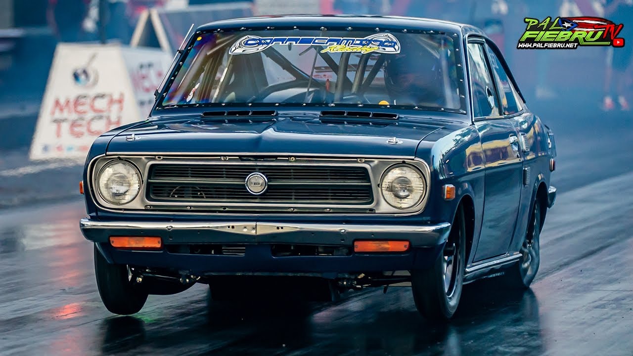Datsun Rotativo Turbo en los 6 segundos El Correcaminos en Salinas Speedway | PalfiebruTV