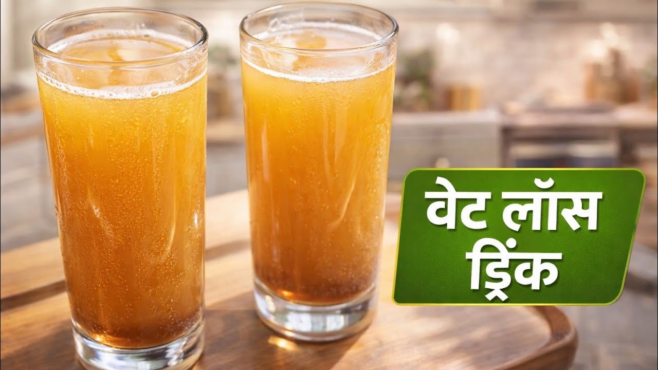 आयुर्वेदिक फैट बर्निंग ड्रिंक घर पर बनाएं |foodiebysadhna | weight loss drink 