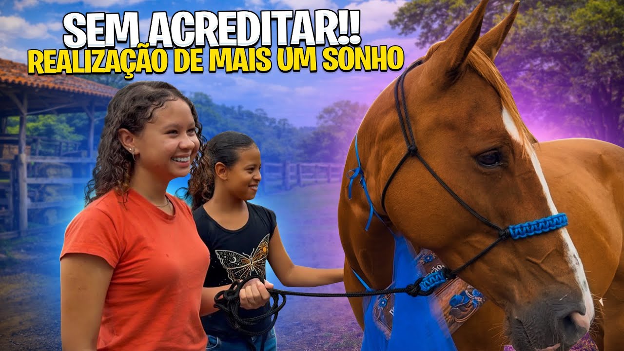 EMOCIONANTE‼️SEM ACREDITAR que CONSEGUIMOS REALIZAR um SONHO das NOSSAS FILHAS😭
