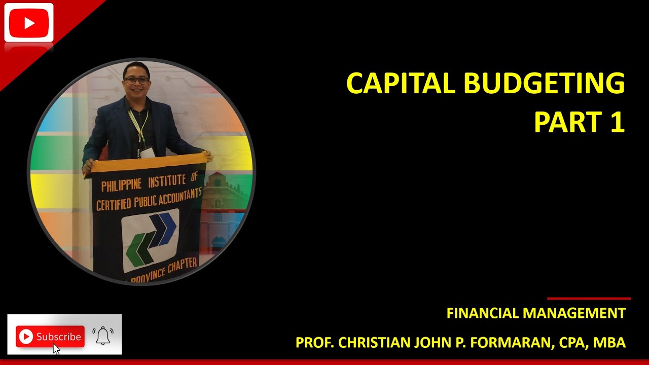 FM101.Capital Budgeting Part 1 (Cabrera)