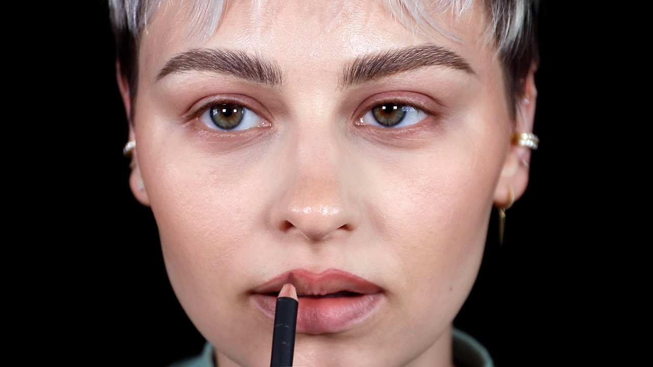 How to line uneven lips 💋