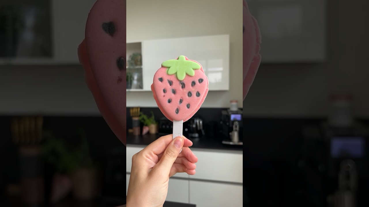 Statt Sahne k&ouml;nnt ihr auch Quark nehmen 😃🤍 ist super lecker f&uuml;r Kinder! #eis #rezept #lecker #kind