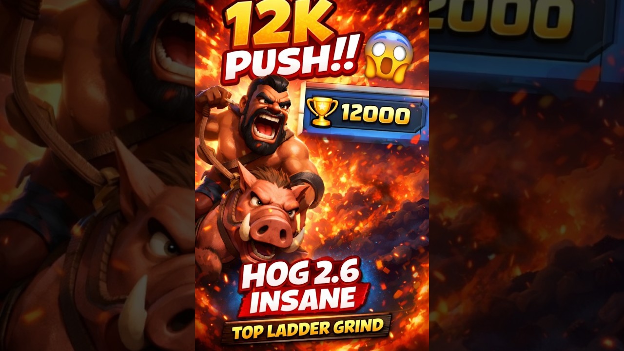 Grand champion push 2.6 hog #clashroyale