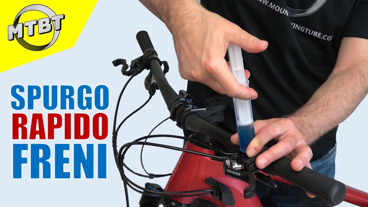 Freni MTB spurgo rapido Magura MT rimuovere bolle aria | MTBT