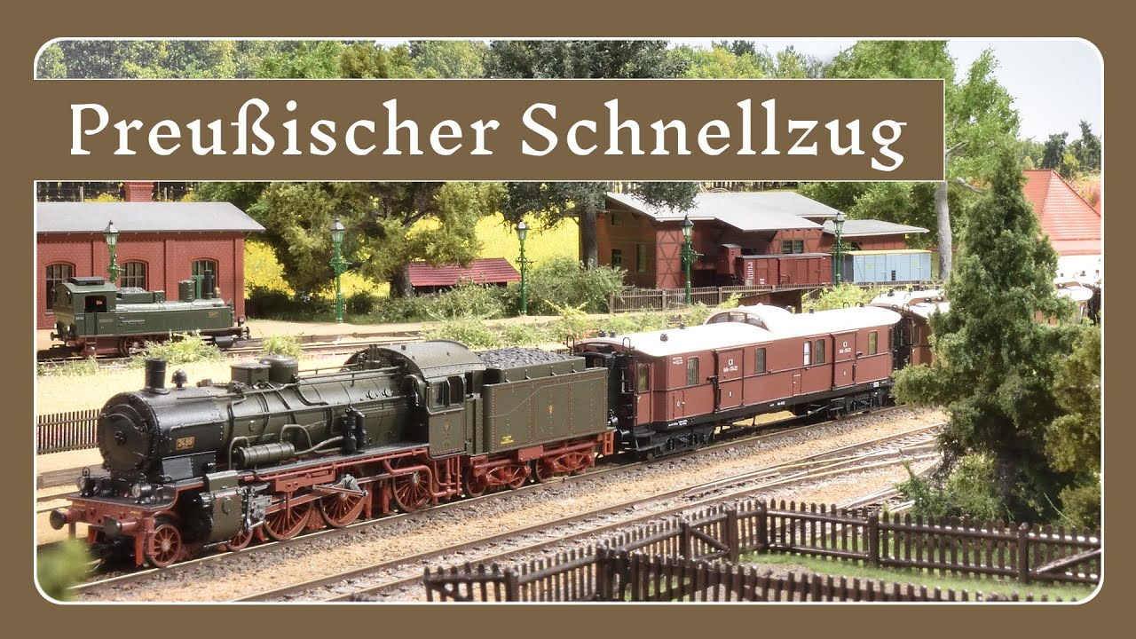 Kompletter preu&szlig;ischer Schnellzug der K.P.E.V. &raquo; Alle Wagen der Epoche 1 &raquo; iwii