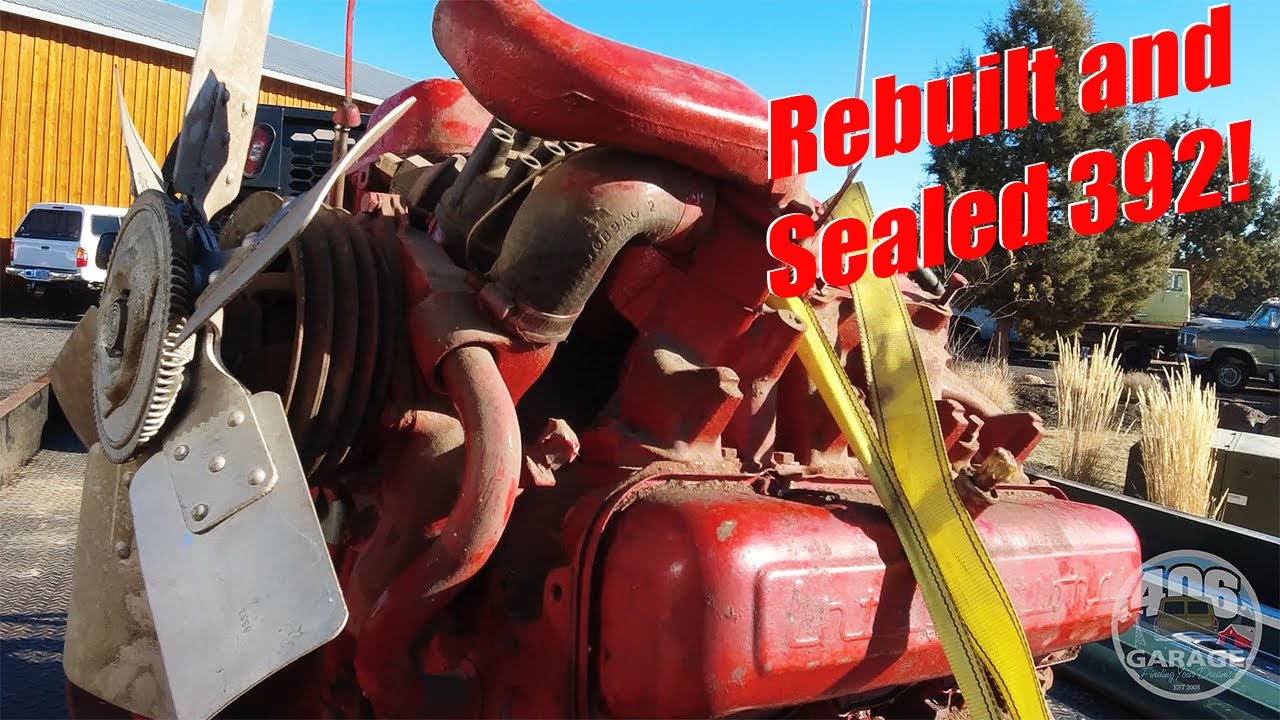 Binder Finder: Rebuilt 392 International Harvester Motor NEVER FIRED!