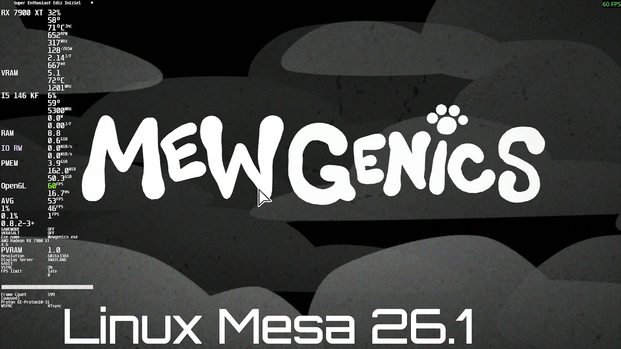 Mewgenics In 6K On Linux