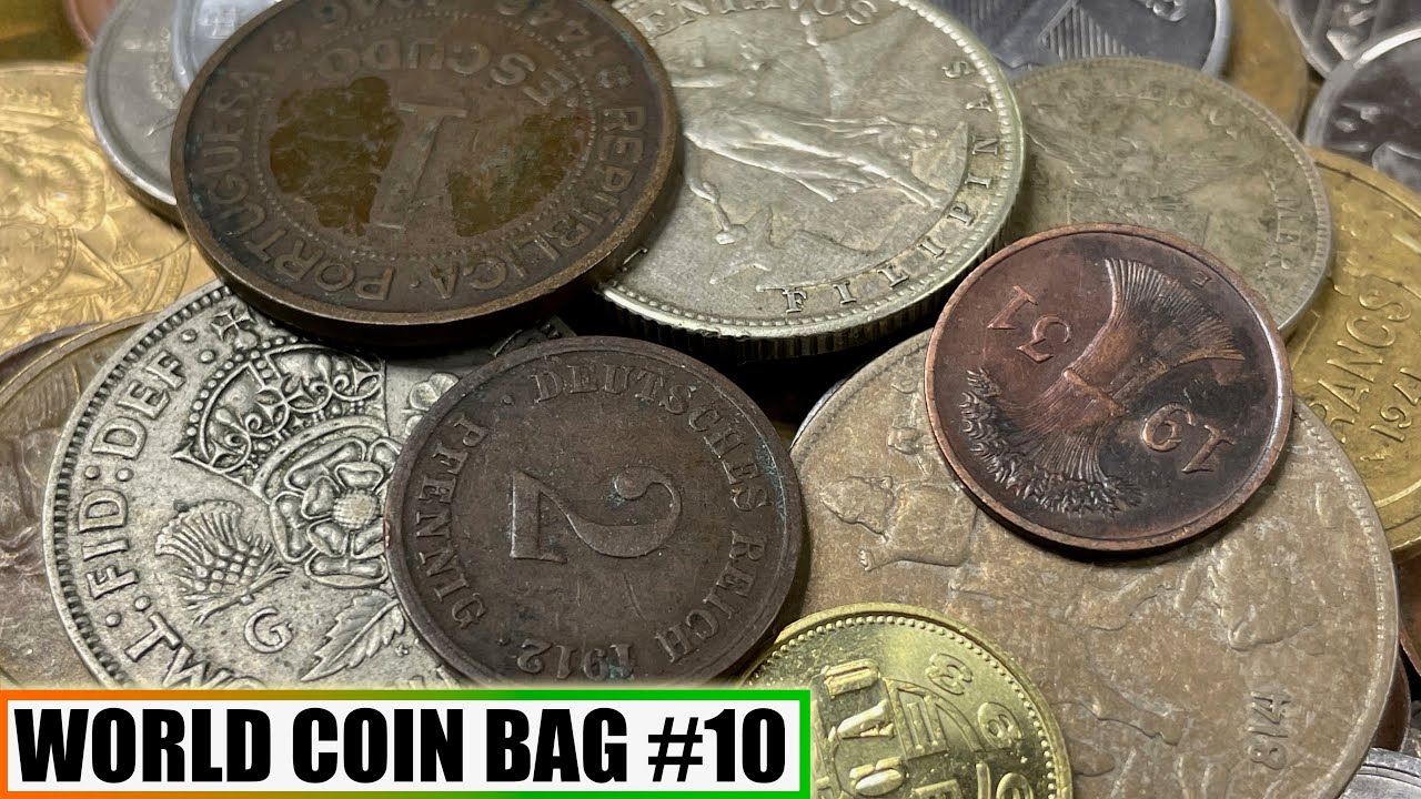 TONS OF HISTORY (& Large Silver Coins) Discovered Looking Thru A Half Pound of World Coins - Bag #10