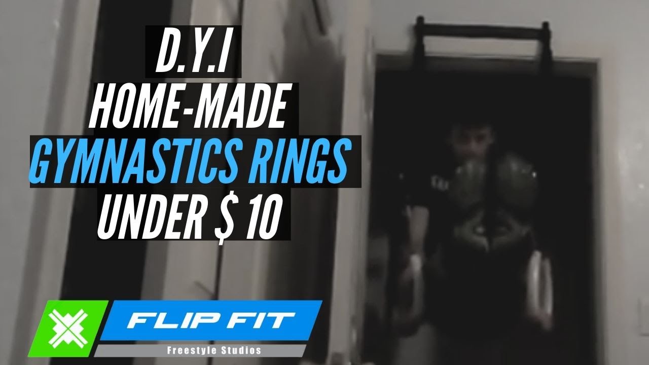 Home made gymnastics rings for under $10!!