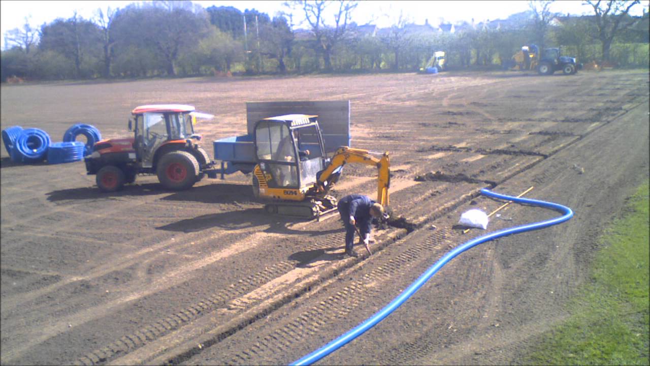 RWC2015 training pitch construction time lapse video