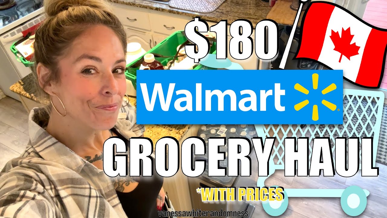 WALMART GROCERY HAUL $180 WITH PRICES | SINGLE MOM WEEKLY GROCERY HAUL