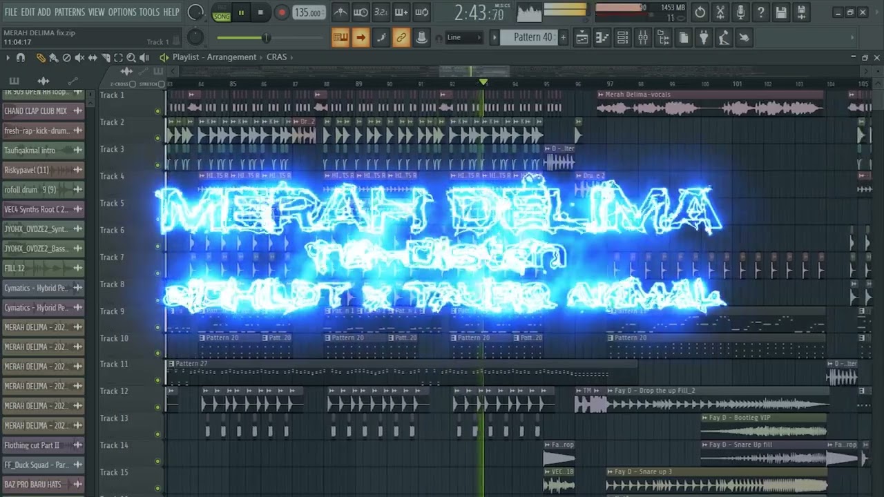 aiCHILOT x TaufiqAkmal - MERAH DELIMA (re-Distan)