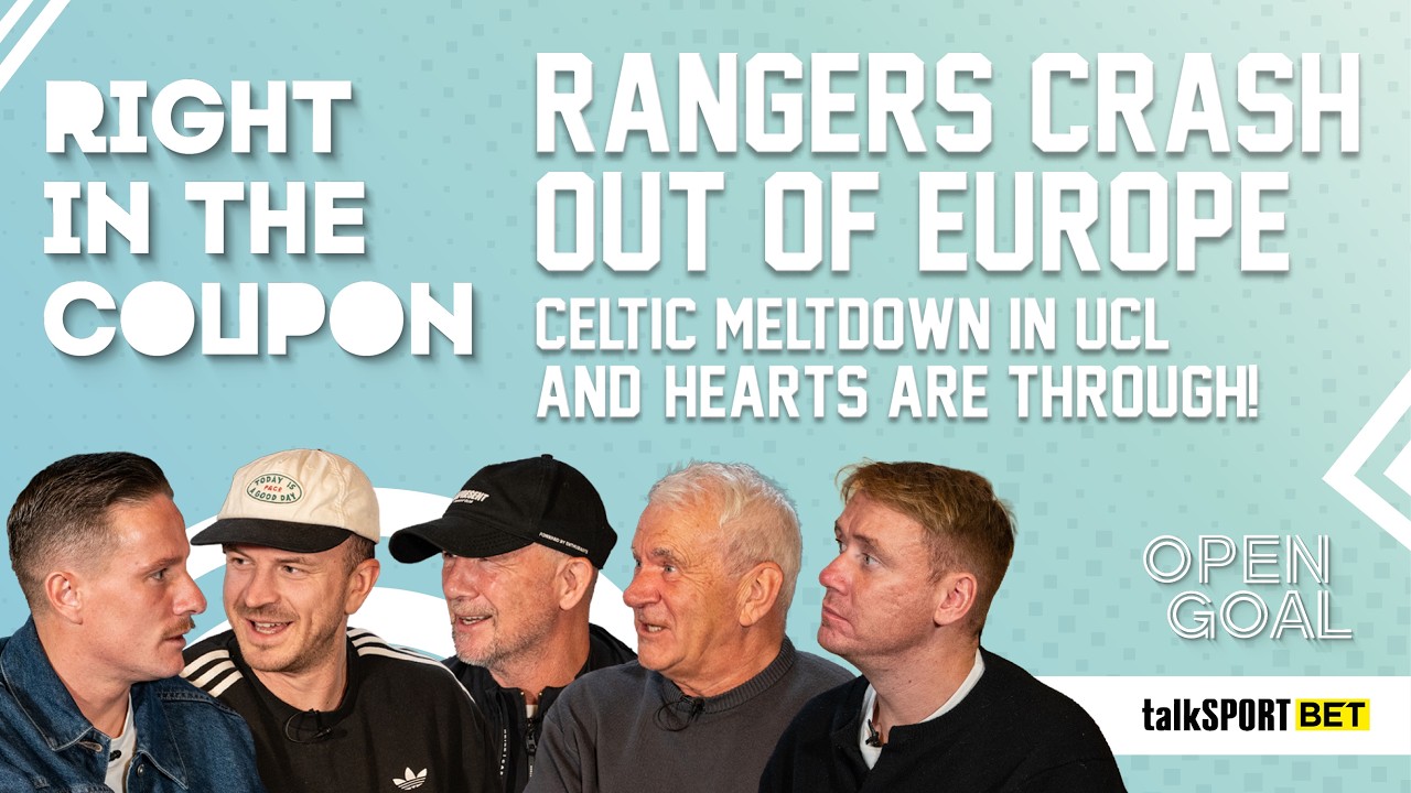 RANGERS CRASH OUT TO JABLONEC, CELTIC MELTDOWN IN UCL & HEARTS THROUGH! | Right In The Coupon LIVE