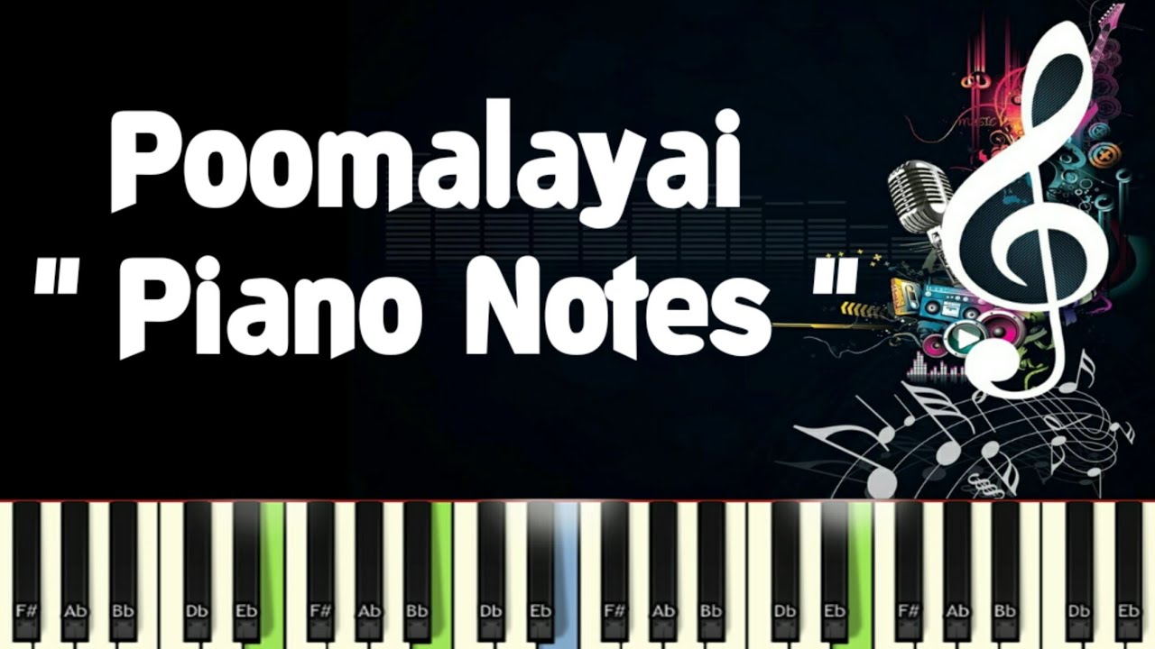Poomalaye (pagal iravu) Ilayaraja Piano Notes, Midi & Karaoke