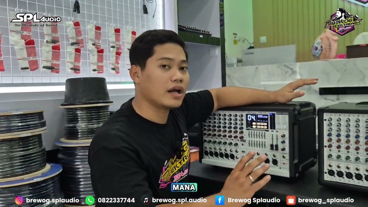 POWER MIXER DARI SPL HARGA MURAH FITUR LENGKAP
