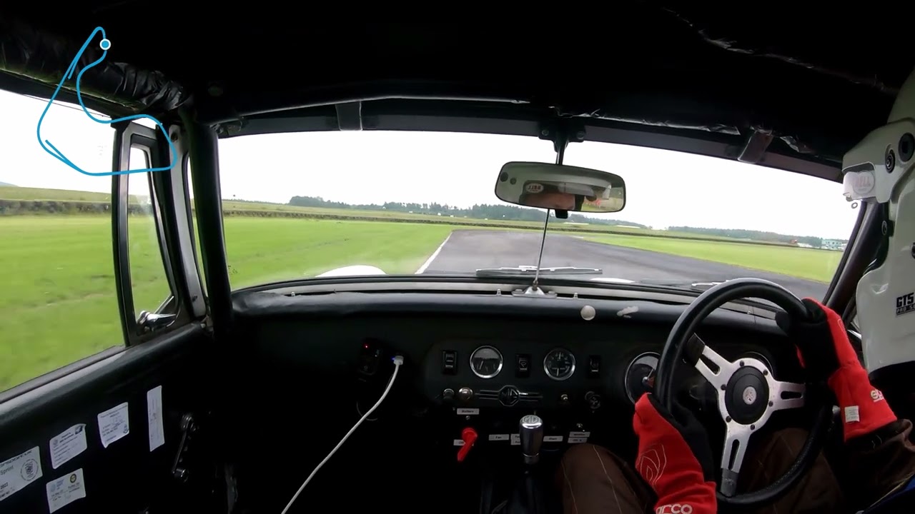 MG MIdget onboard Pembrey  Sprint National Circuit 05 June 22