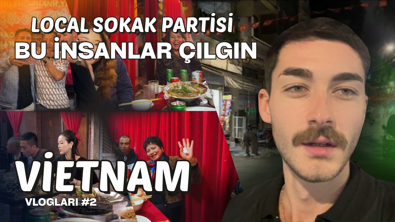 Hanoi Gece Hayatı 🇻🇳 | Vietnam’da Lokal Yılbaşı Sokak Partisi