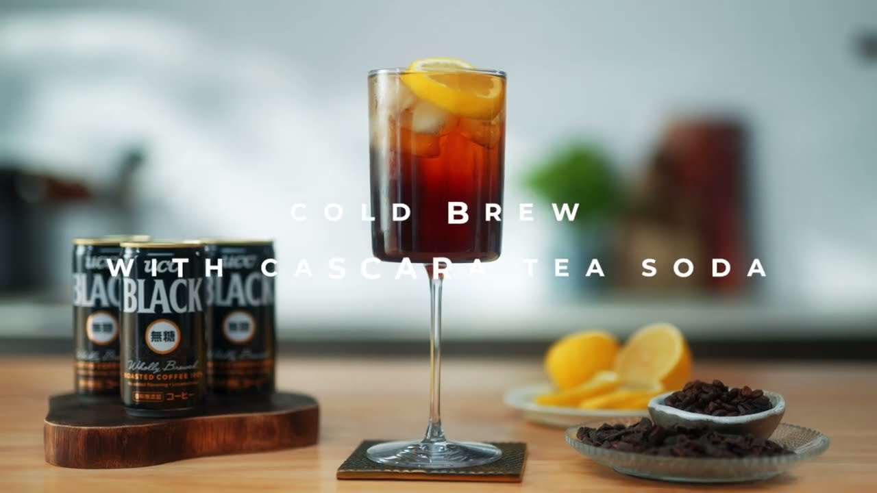 UCC Coffee Recipe 2023 | Cold Brew with Cascara Tea Soda