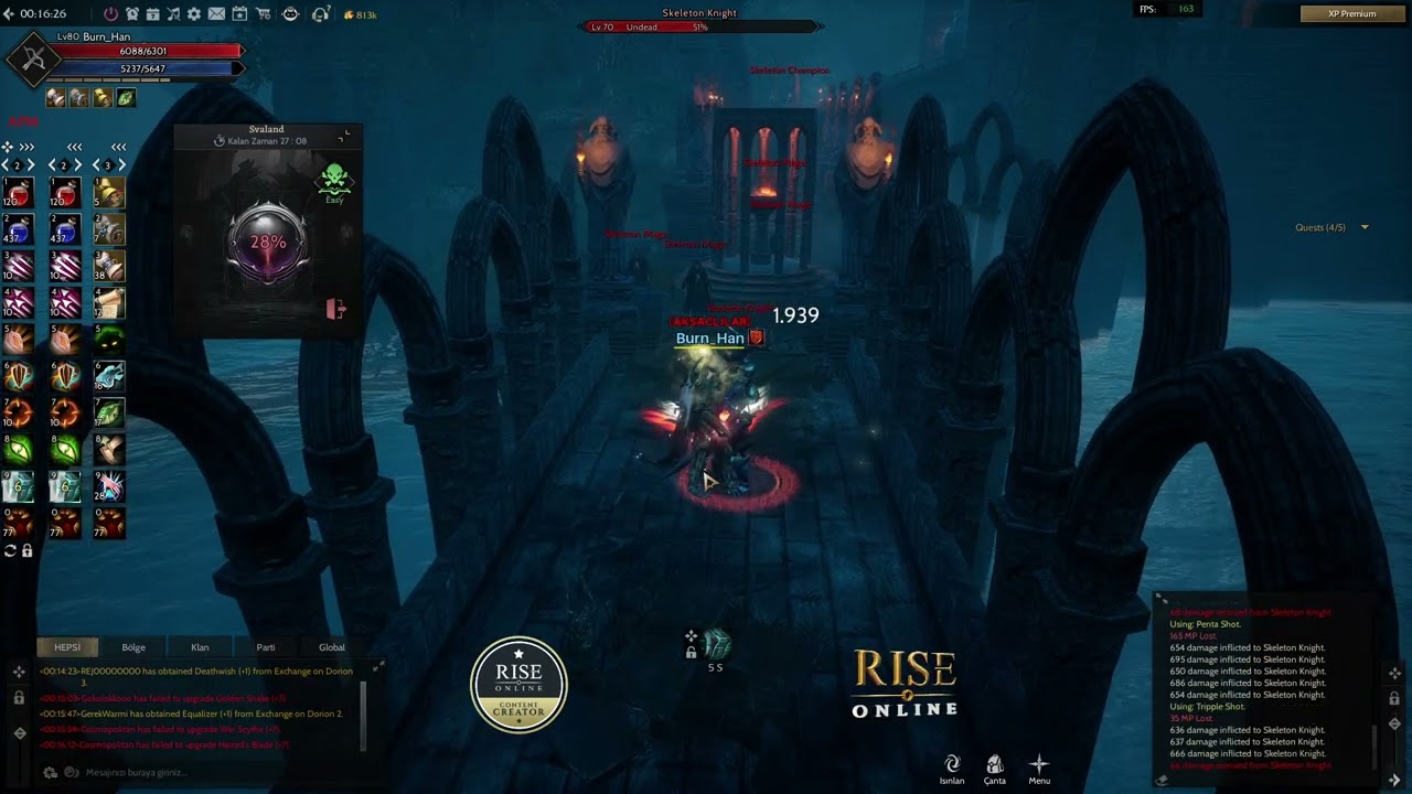 Rise Online World - MANTİS Svaland Solo Dungeon - Easy mode -