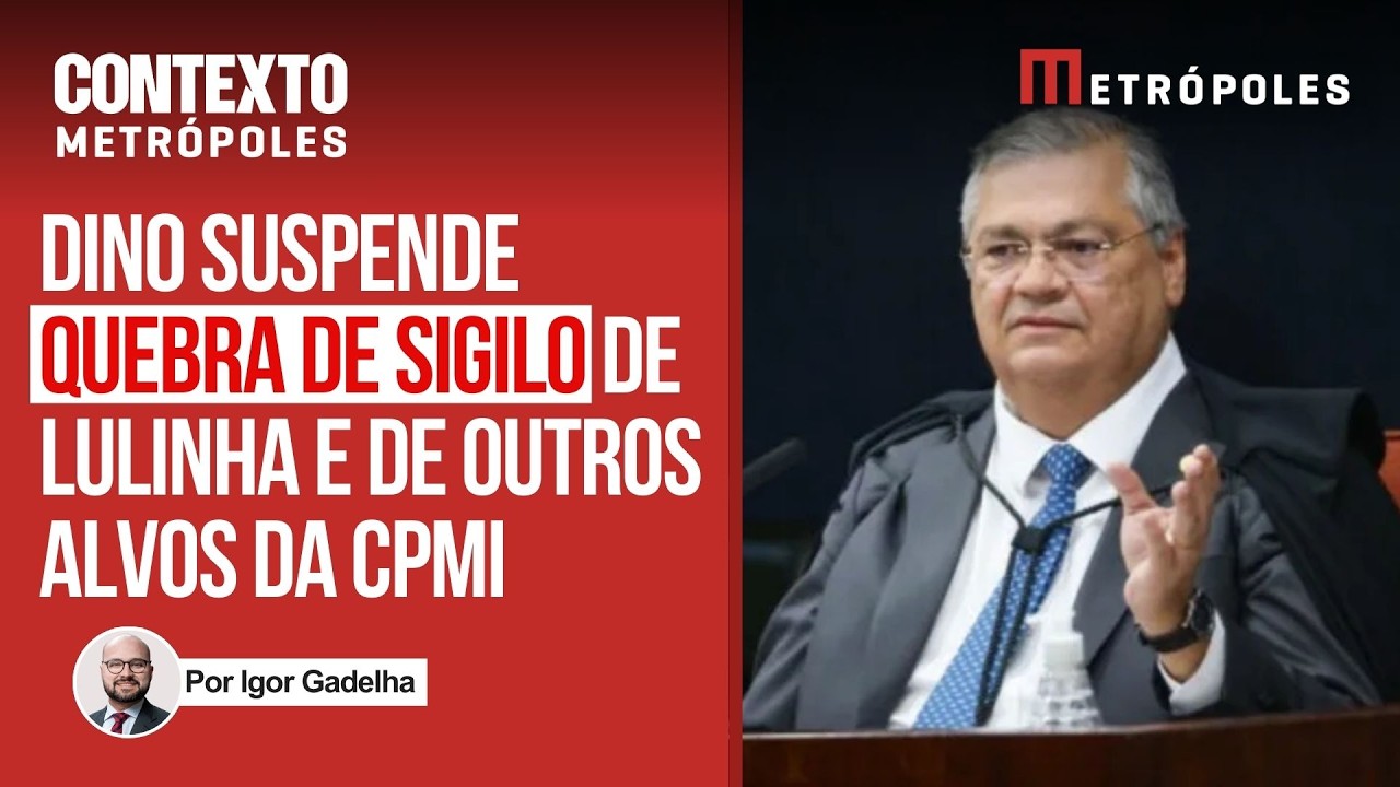 Flávio Dino estende decisão e suspende quebra de sigilo de Lulinha
