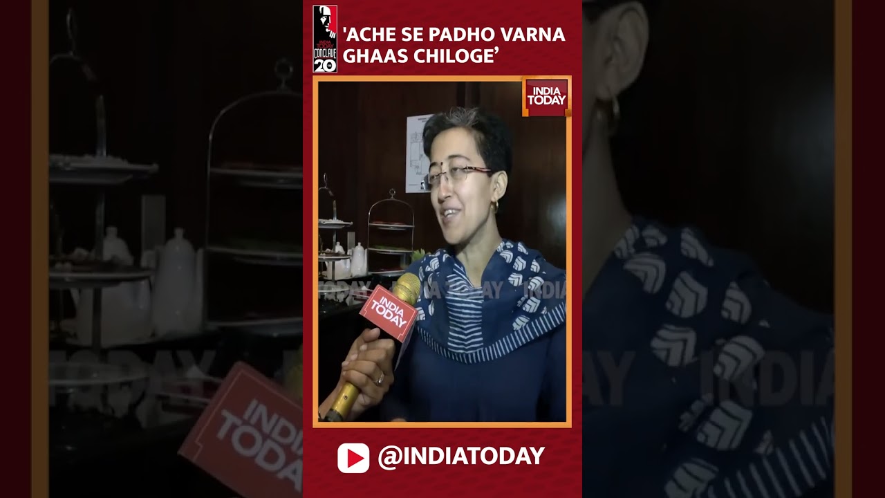Watch: Why Delhi&rsquo;s Education Minister Atishi Said &lsquo;Ache Se Padho Varna Ghaas Chiloge&rsquo;