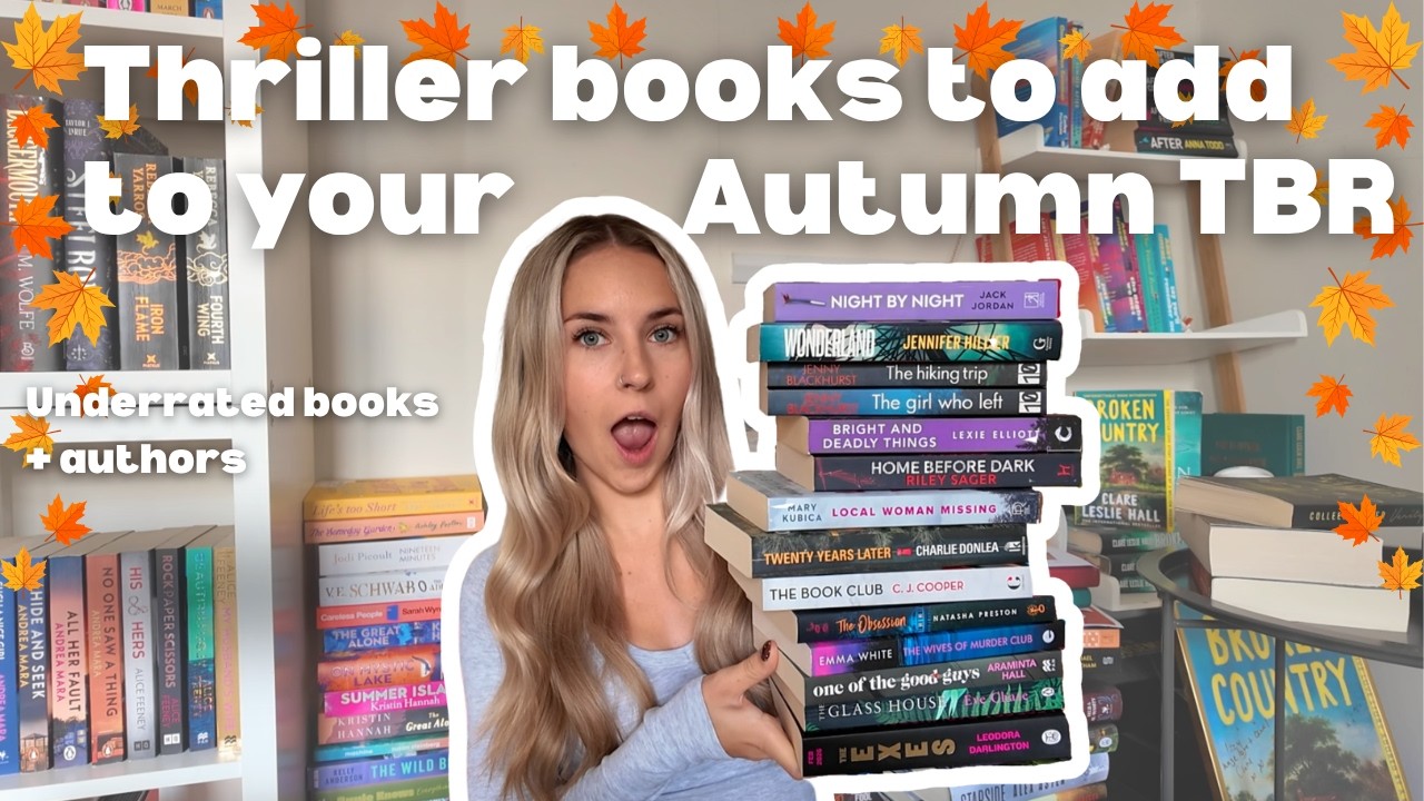 14 триллеров, которые стоит добавить в ваш осенний список для чтения 🍂👻🍁 Недооцененные книги и ав...