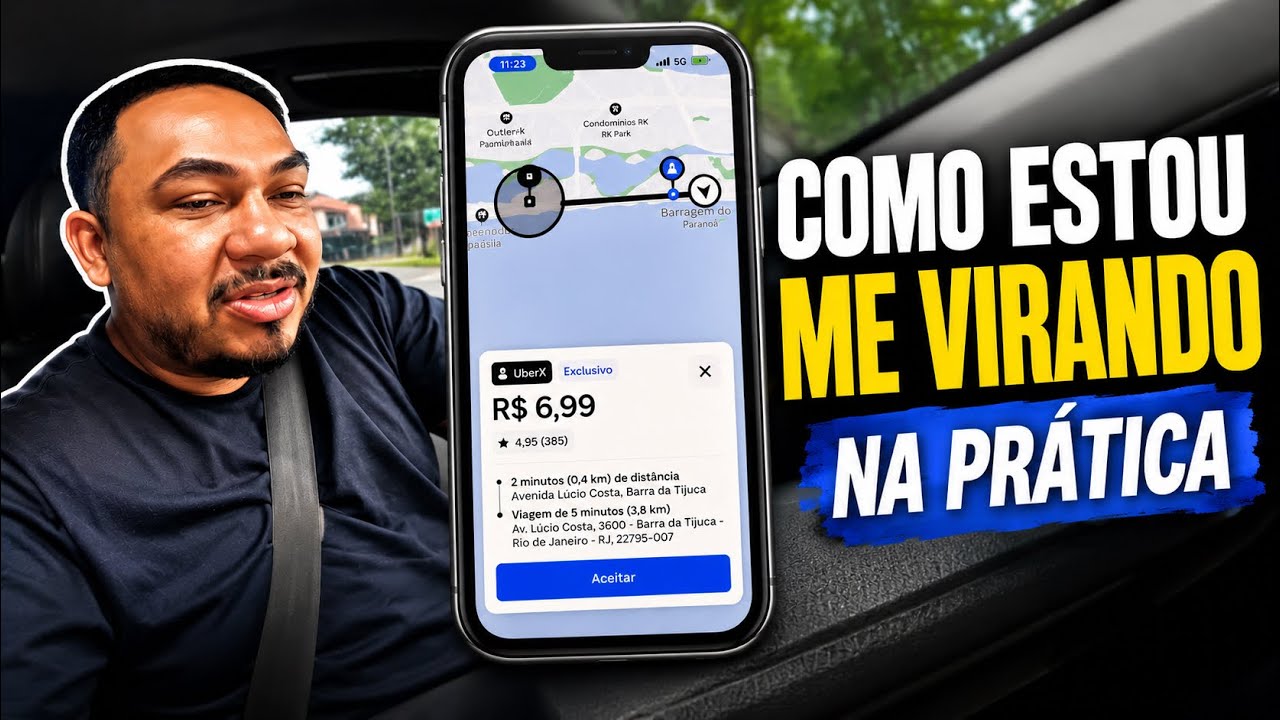 SUMI do canal! O motivo? Tá IMPOSSÍVEL bater R$500/dia no Uber no Rio