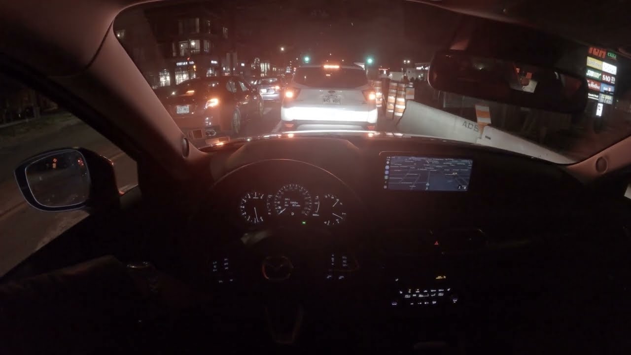 POV Nighttime Drive: 2025 Mazda CX-5 GS (Such Smooth Ride)