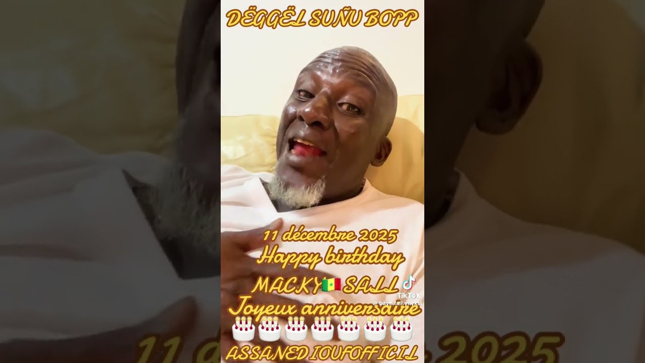 Assane Diouf souhaite un joyeux anniversaire au pdt 