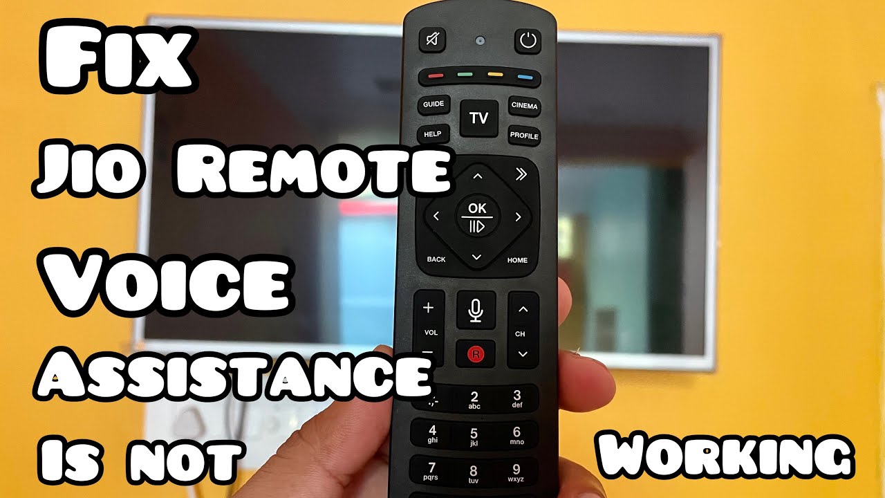 FIX: Jio setup box remote voice assistance is not working | Unlimited Solutions