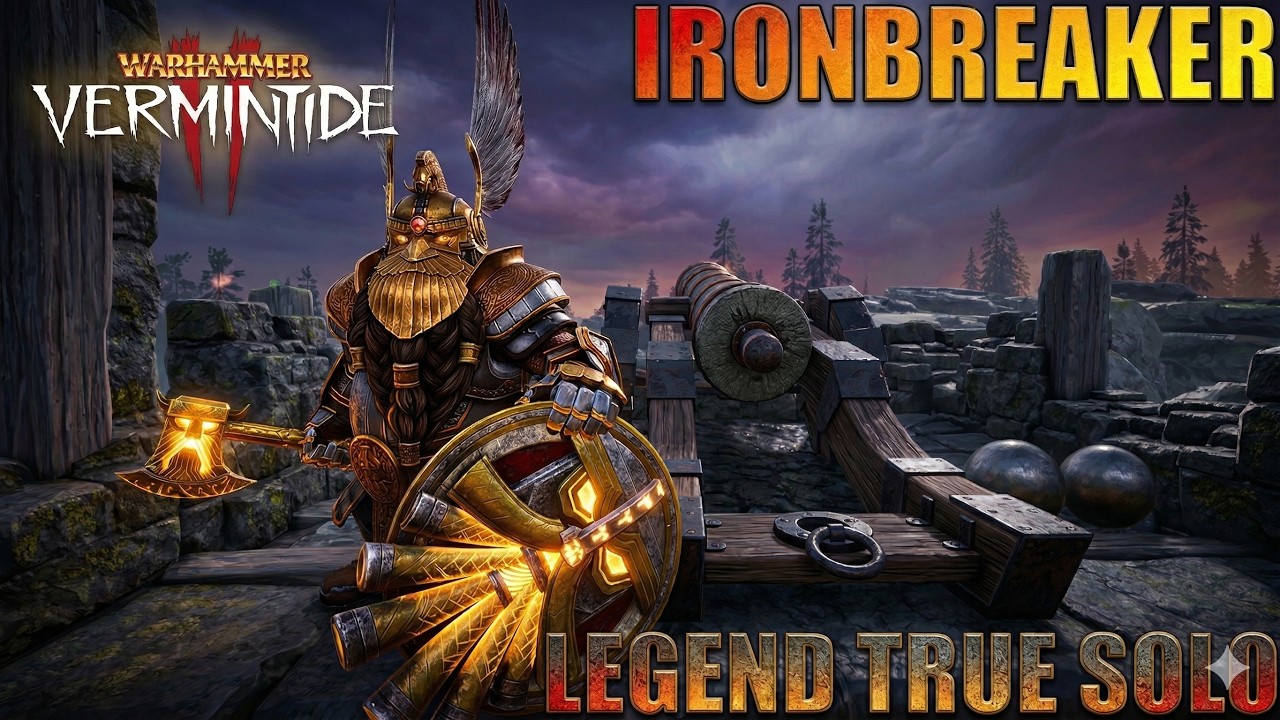 Fort Brachsenbrucke - Ironbreaker - Legend True solo - Axe Shield/Crossbow - Vermintide 2