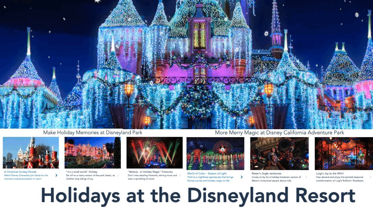 Disneyland Announces 2022 Holiday Lineup!  All the details!