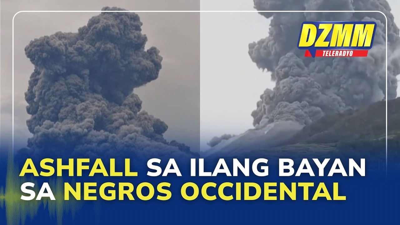 Ashfall recorded in some areas following Kanlaon eruption today | Isyu Spotted (19 February 2026)