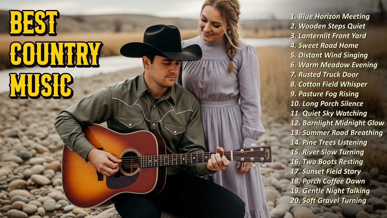 Pure Classic Country Ballads | Emotional Voices Flowing Through Soft and Gentle Country Nights