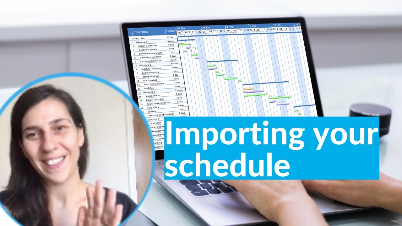Importing your schedule to Synchro Pro