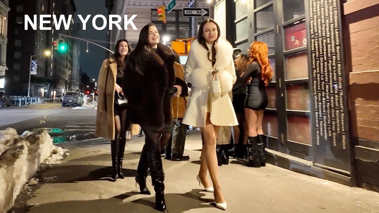 NYC Winter Nightlife Walk 2026 | Friday & Thursday Scenes