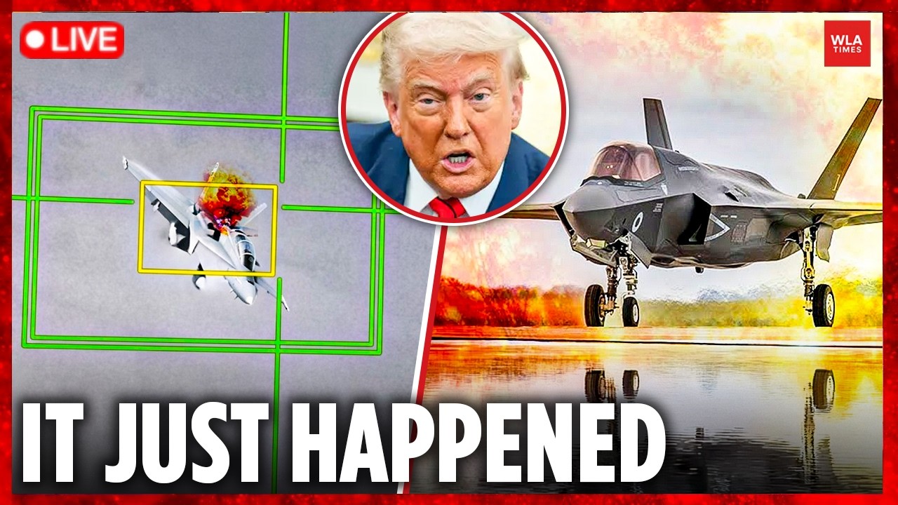 BREAKING LIVE: US F-35 'HIT'? Iran Claims Combat Damage As US 'STAYS SILENT'