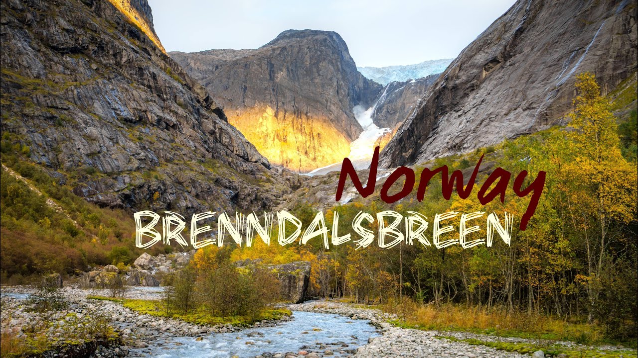 Into the Blue Ice: The Brenndalsbreen Glacier Hike in Norway | 4K Drone Footage