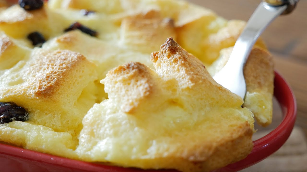 面包布丁，一种经典的英国甜点Bread Pudding