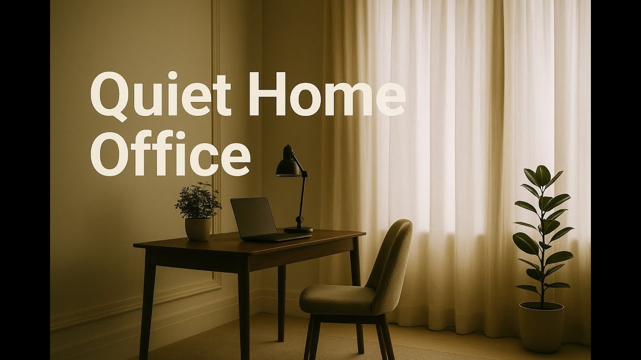 Quiet Home Office Setup | Style, Sound Control & Productivity