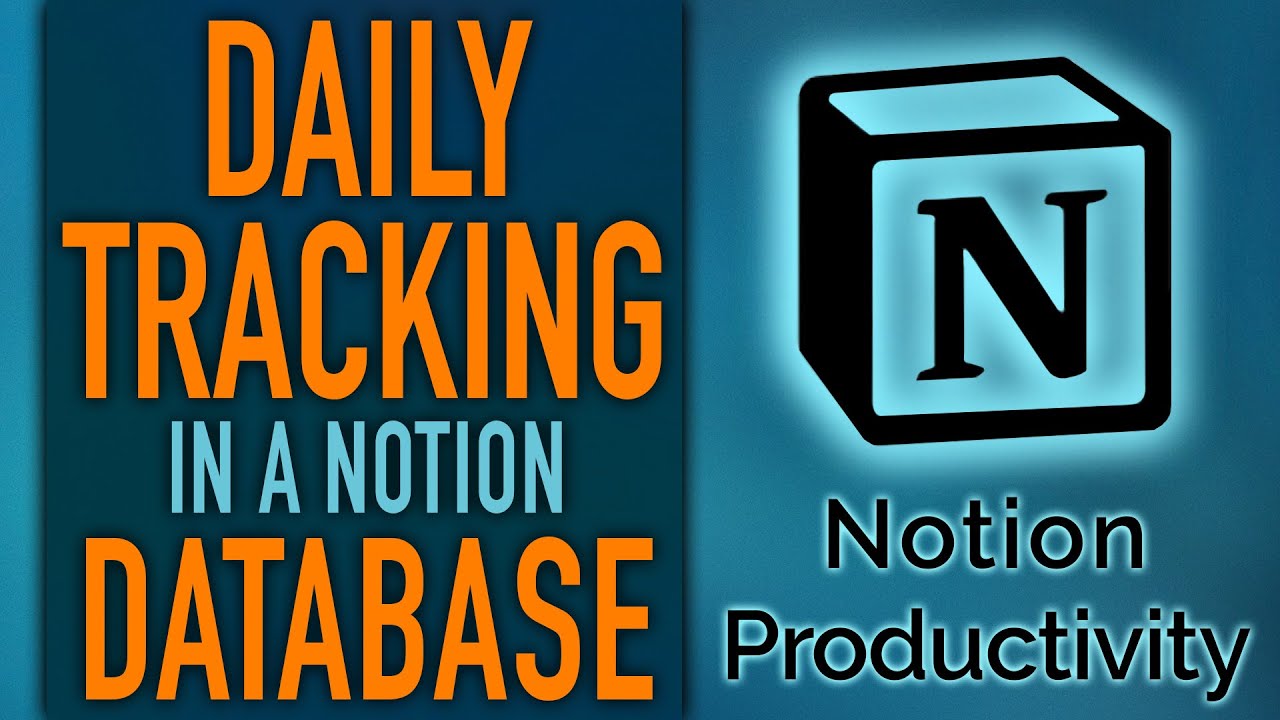 Daily Data Tracking in a Notion Database (Life OS)