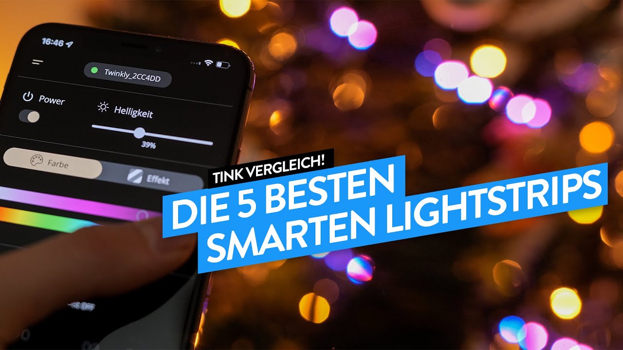 Vergleich: Die besten Lightstrips (Philips Hue, Ledvance, Eve, Nanoleaf, Twinkly); tink Vergleicht!