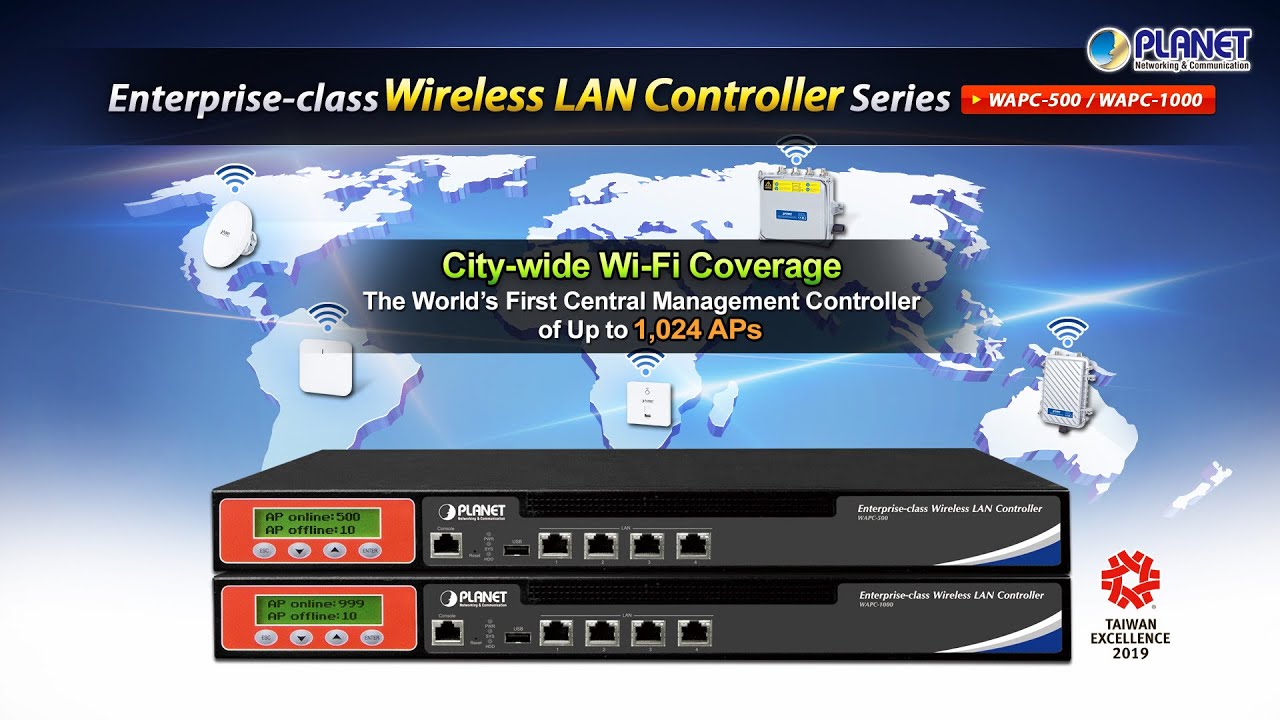 Enterprise-class Wireless LAN Controller Series (WAPC-500/WAPC-1000)