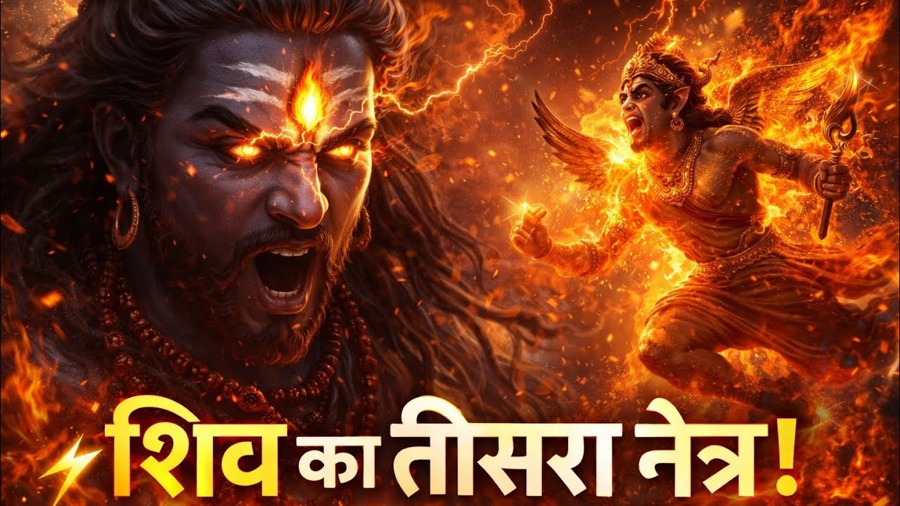 जब कामदेव को भस्म किया शिव ने! ⚡ | Epic Mahadev Cinematic Story 4K