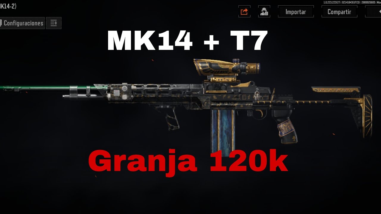 MK14 + T7 Granja120k Arenabreakout 