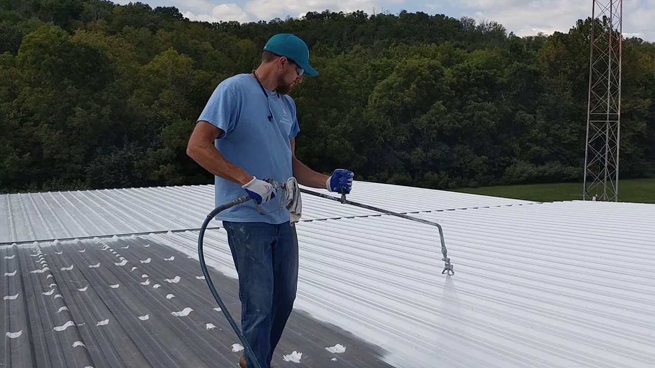 How to clean, prep and repair a metal roof for Silicone Spray roof systems.