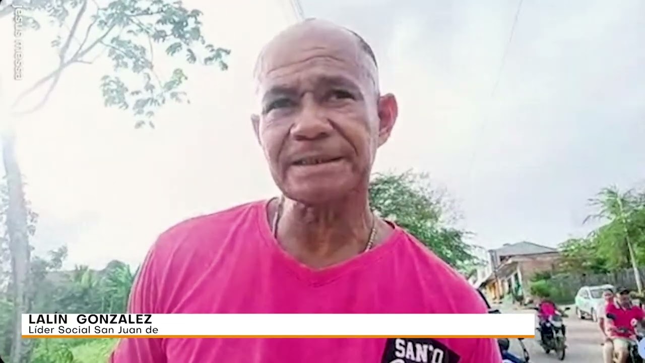 ¡Qué peligro! Comunidad de San Juan de Urabá cruzan puente con garrucha improvisada