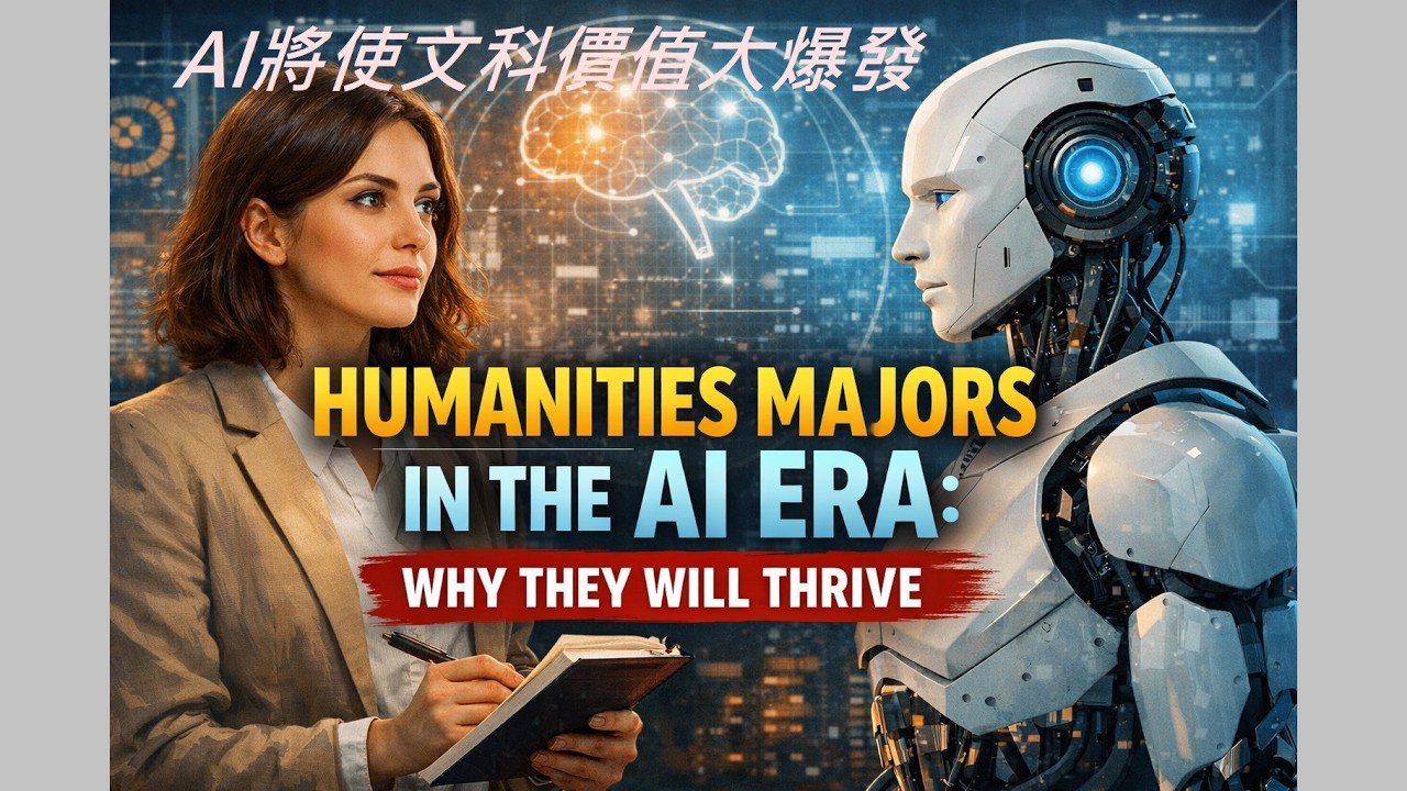 AI將使文科生價值大爆發(AI will greatly boost the value of humanities students.)